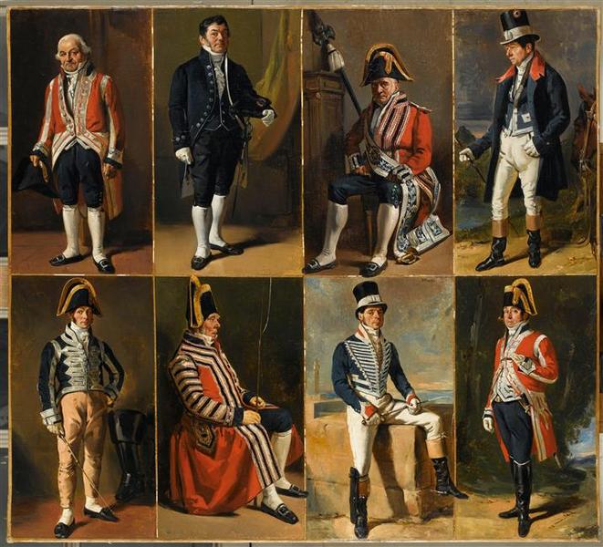 GENS DE SERVICE DE LA MAISON DU ROI LOUIS-PHILIPPE
