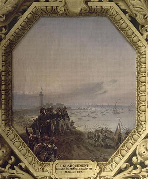 DEBARQUEMENT DE L'ARMEE FRANCAISE EN EGYPTE.2 JUILLET 1798