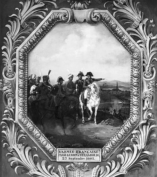 NAPOLEON PASSE LE RHIN A STRASBOURG. 25 AOUT 1805