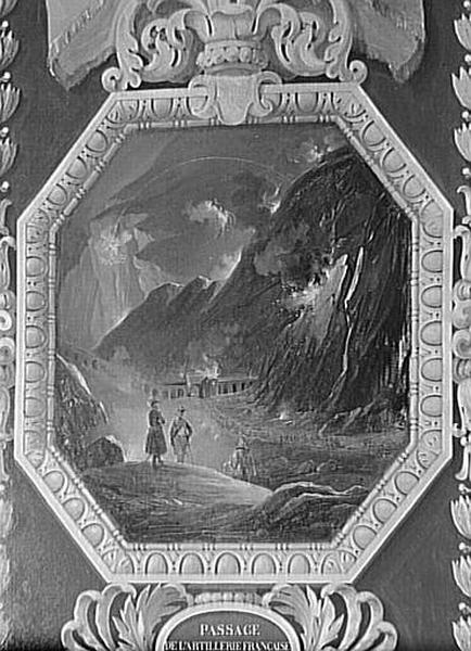 PASSAGE DE L'ARTILLERIE SOUS LE FORT DE BARD.21 MAI 1800