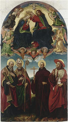 LE COURONNEMENT DE LA VIERGE