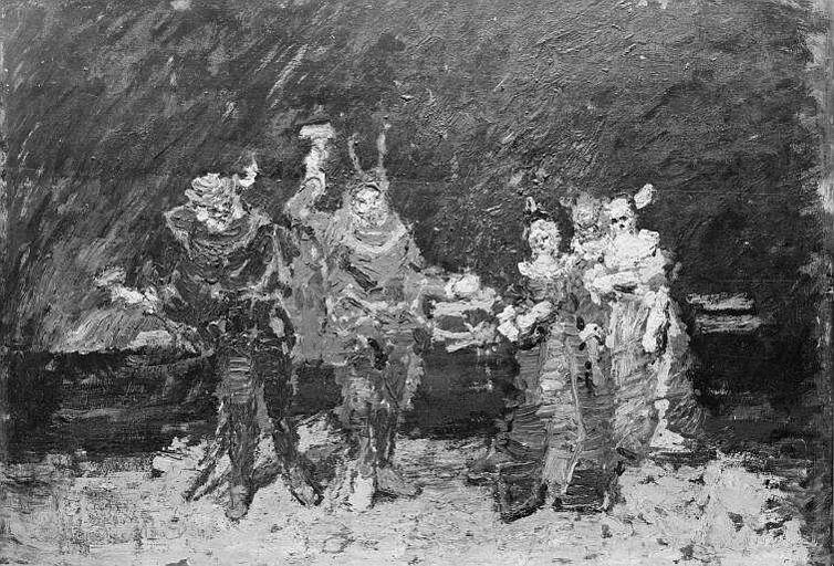 LA RENCONTRE DANS UN PARC, SCENE DE FAUST (MEPHISTO)