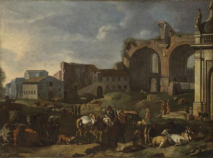 LE CAMPO VACCINO AVEC LA BASILIQUE DE MAXENCE