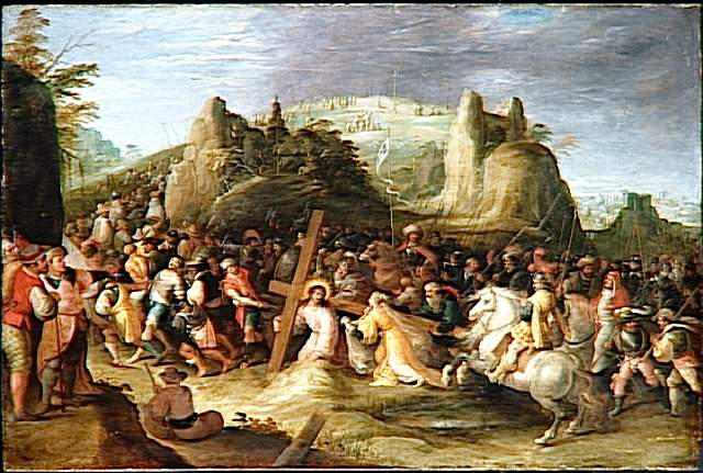 LE CHRIST MONTANT AU CALVAIRE