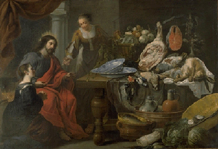 Jésus chez Marthe et Marie