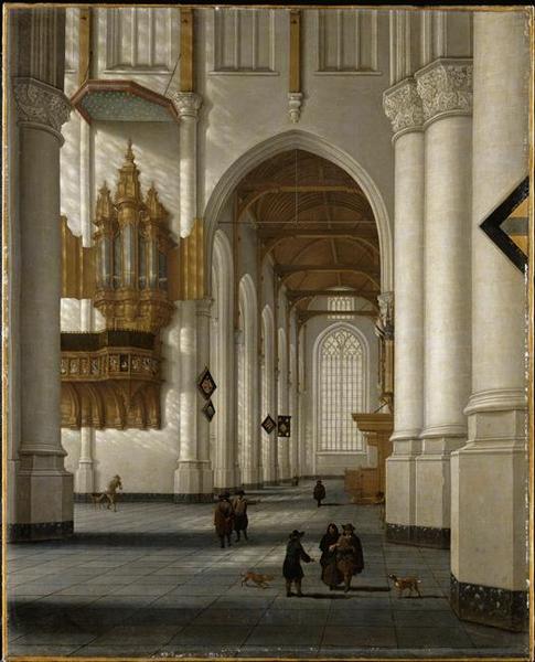 Intérieur de l'église Saint-Laurent à Rotterdam