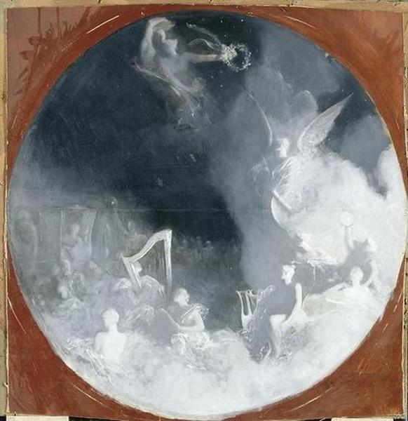 1ERE ESQUISSE POUR LE PLAFOND DE L'OPERA COMIQUE