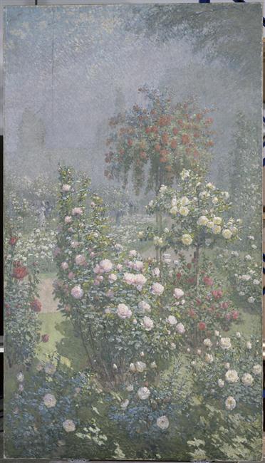 ROSES, PANNEAU DECORATIF