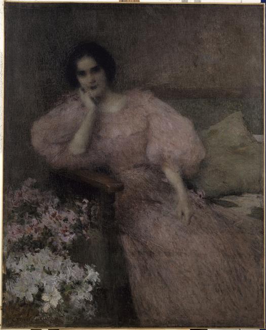 LA COMTESSE LAVATELLI OU JEUNE FEMME EN ROSE