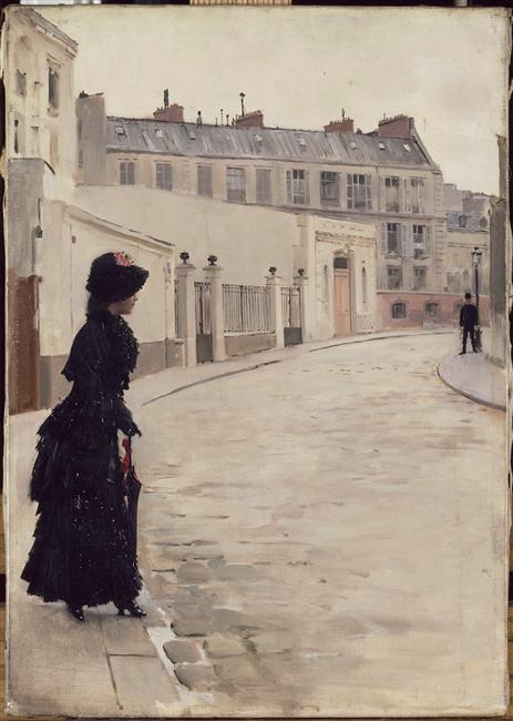 L'ATTENTE, RUE DE CHATEAUBRIAND, A PARIS