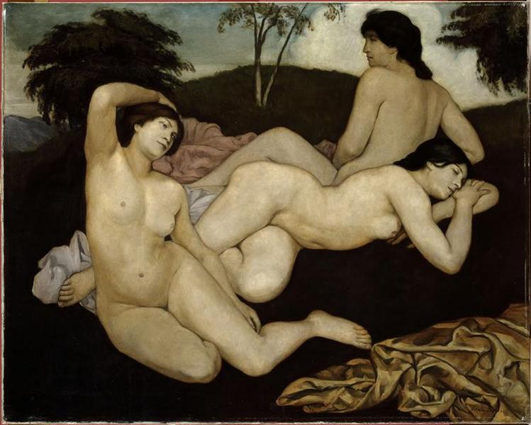 Après le bain (les nymphes)