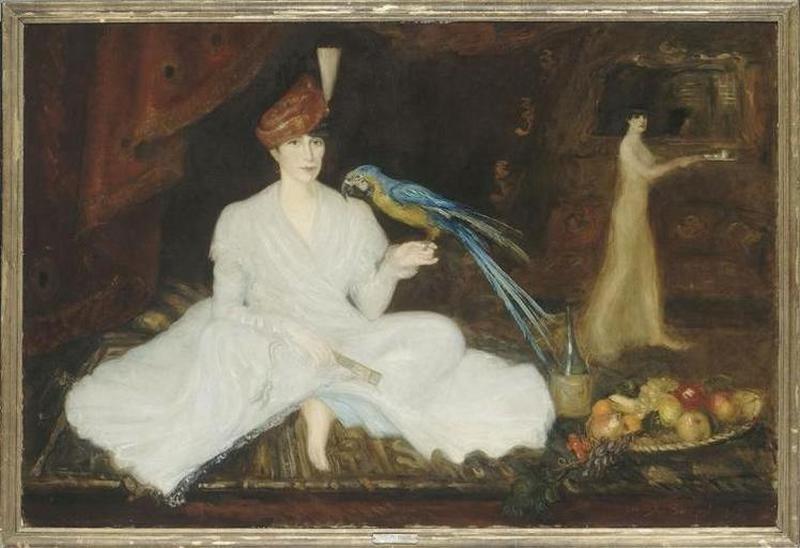 LA FEMME AU PERROQUET