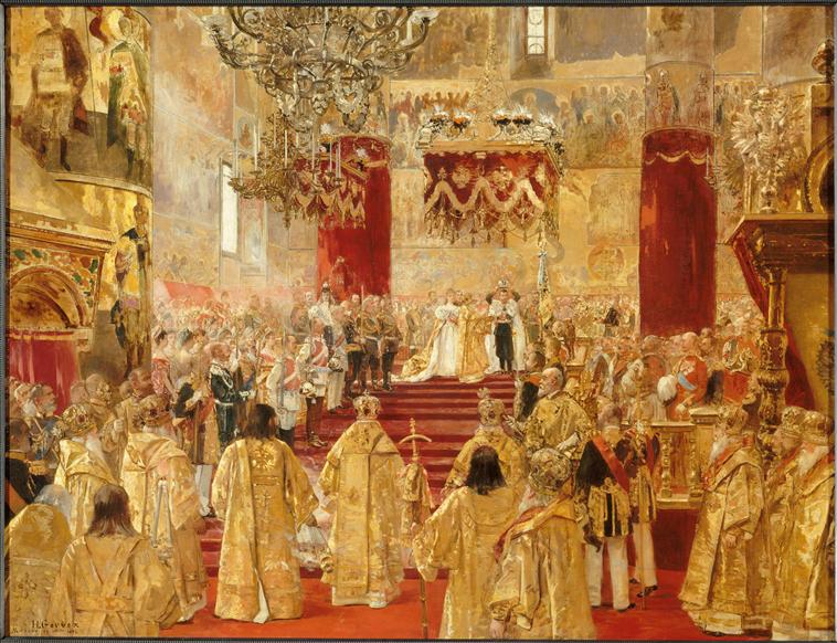 ESQUISSE DU COURONNEMENT DE NICOLAS II