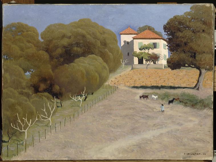 PAYSAGE, LA MAISON AU TOIT ROUGE