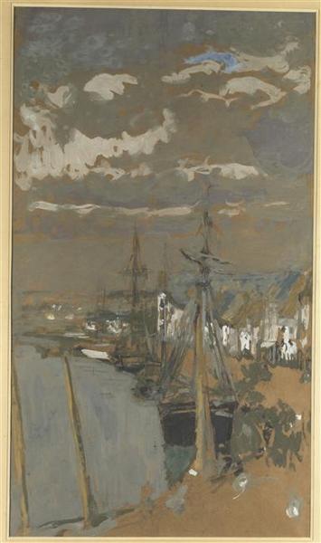 LE PORT PAR TEMPS GRIS