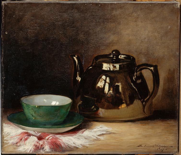 NATURE MORTE A LA CAFETIERE