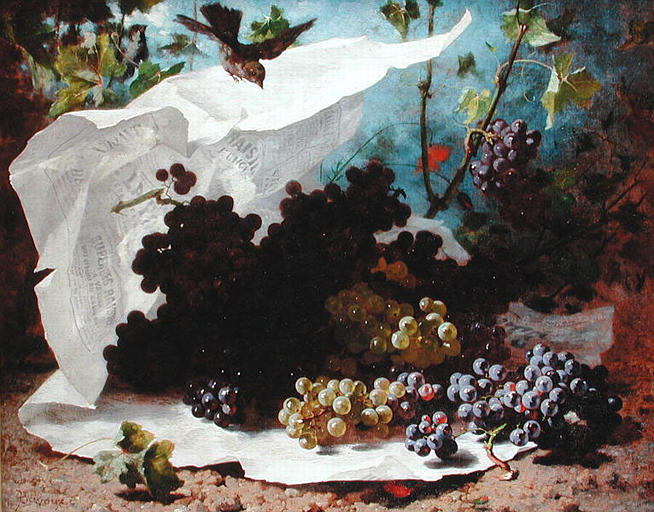 NATURE MORTE AUX RAISINS