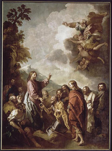 JESUS DONNANT LES CLES A SAINT PIERRE