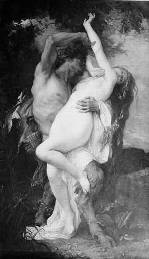 NYMPHE ENLEVEE PAR UN FAUNE