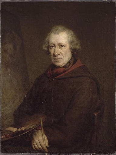 PORTRAIT DE FRANÇOIS SOUCHON ANCIEN DIRECTEUR DE L'ECOLE DE PEINTURE DE LILLE, (1787-1857)