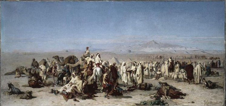 MARCHE ARABE DANS LA PLAINE DE TOCRIA