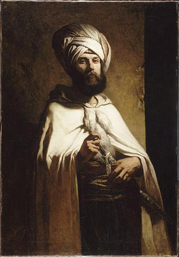 PORTRAIT DU PEINTRE ET GRAVEUR CHARLES COUSIN EN COSTUME ARABE