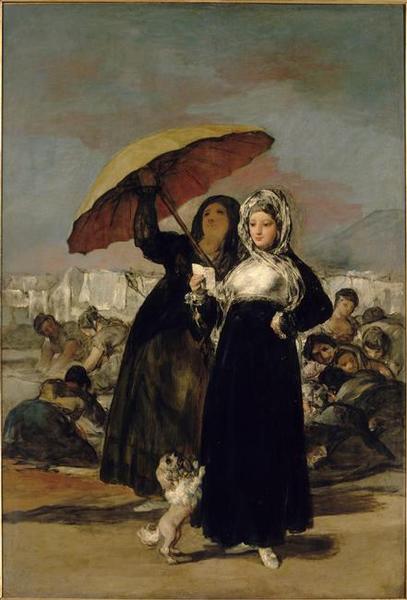 Les jeunes ou une dame lisant une lettre