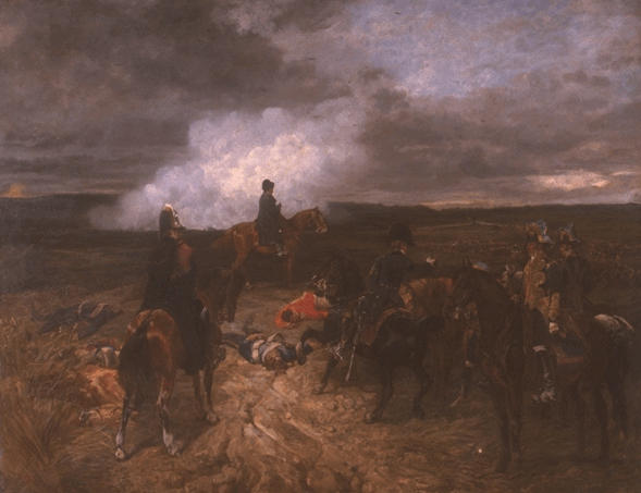 Bataille du 17 juin 1815 (Waterloo) ; 17 juin 1815, sept heurs du soir (autre titre)
