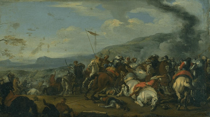 ENGAGEMENT DE CAVALERIE (TURCS ET CHRETIENS)