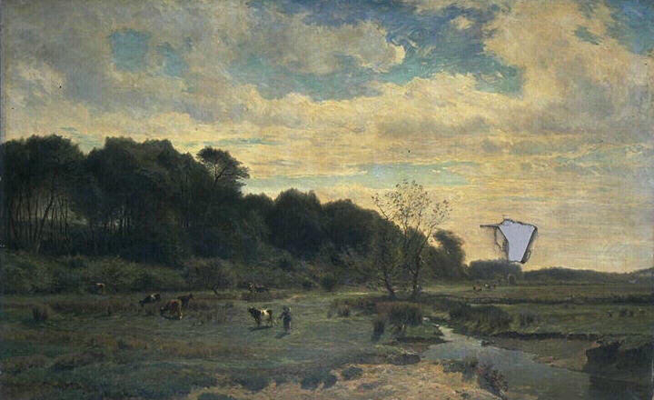 Lisière d'un bois à la Teste