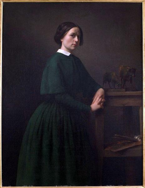 Profil droit de Rosa Bonheur