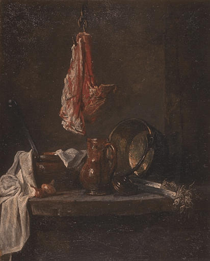 Nature morte aux morceaux de viande ; nature morte au carre de viande (autre titre)