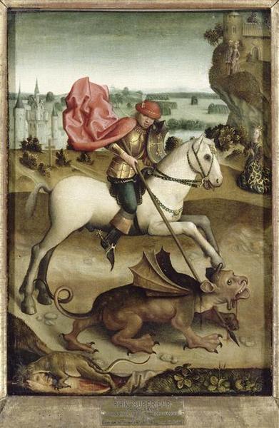 Combat de saint Georges contre le dragon