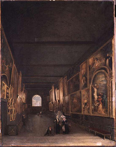 VUE DE L'INTERIEUR DU MUSEE DE LILLE DANS LA CHAPELLE DES RECOLLETS