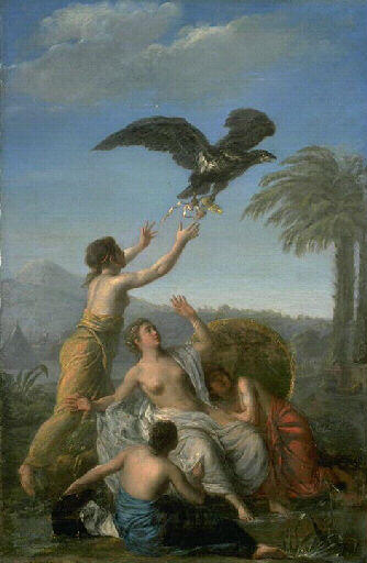 Enlèvement du soulier de Rodope ; Les femmes se baignant au bord de la rivière (ancien titre) ; Baigneuses turques (ancien titre)