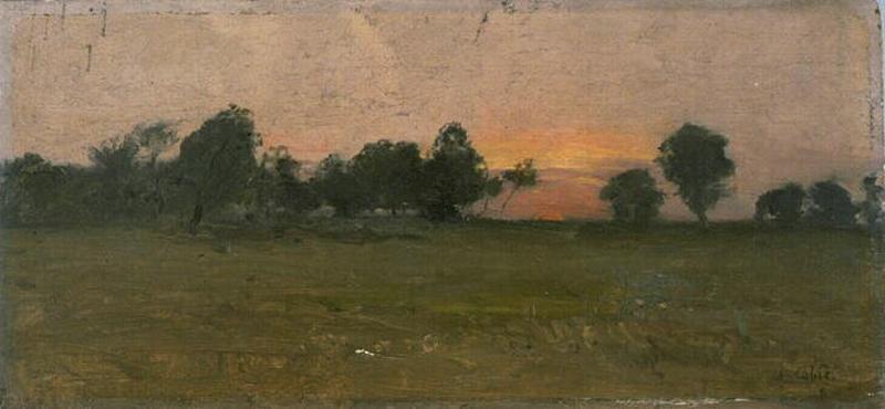 Paysage (soleil couchant)