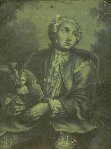 Homme jouant de la musette