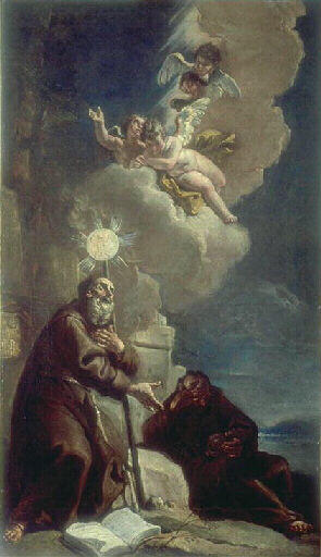 Saint François de Paul avec un frère ; Saint Paul et saint François (ancien titre)