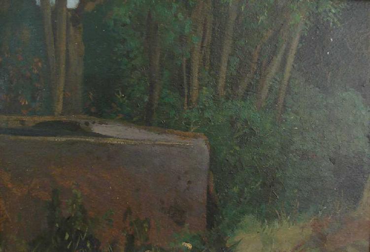 Fontaine. Rome, jardins de la Villa Médicis