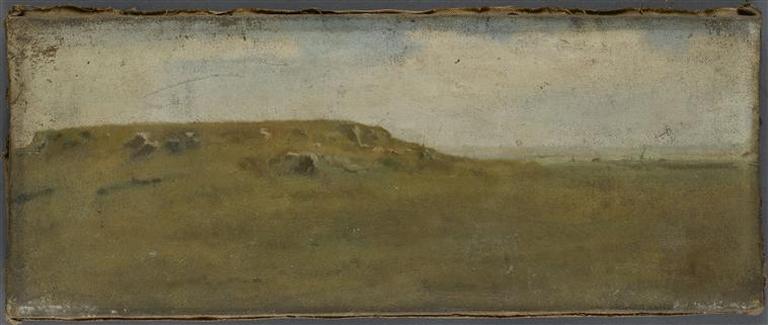 Paysage de la campagne romaine