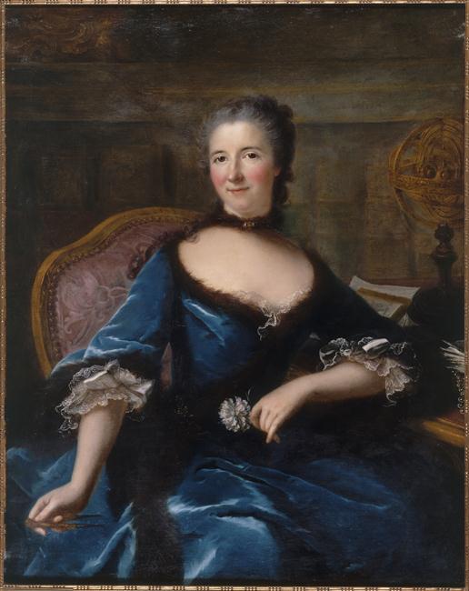Portrait de Gabrielle Emilie Le Tonnelier de Breteuil, Marquise du Chatelet