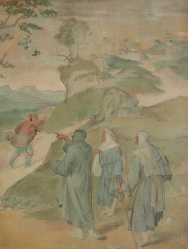 Miracle de saint Philippe Benezzi : il guérit un vagabond malade en lui donnant son habit