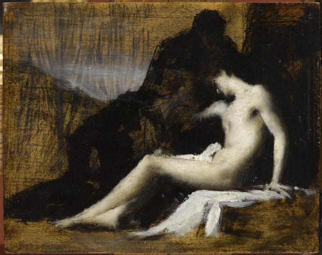 Saint Sébastien (recto) ; Étude d'homme de face pour Le Bon Samaritain (verso)