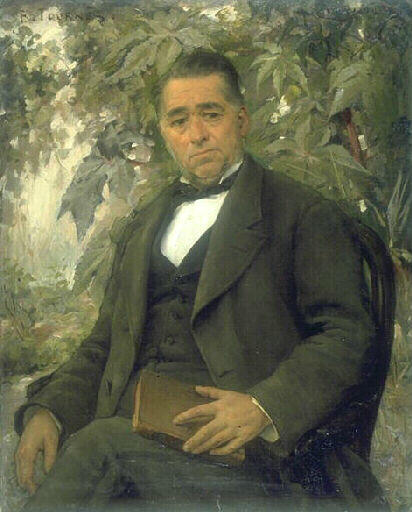 Portrait du père de l'artiste