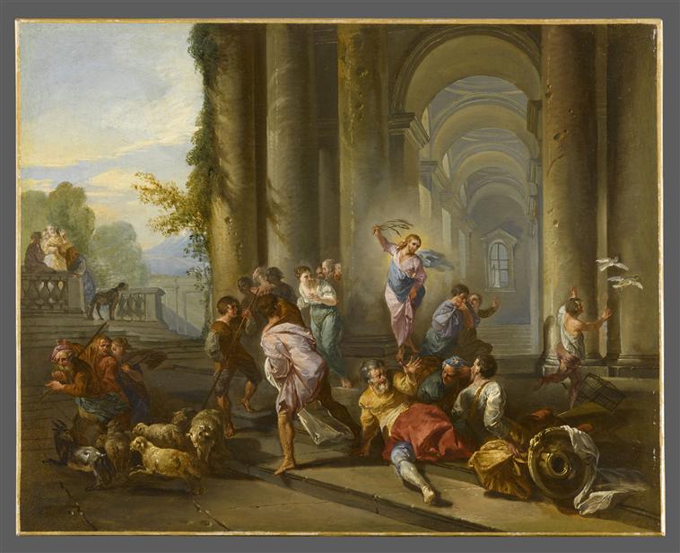 LES MARCHANDS CHASSES DU TEMPLE