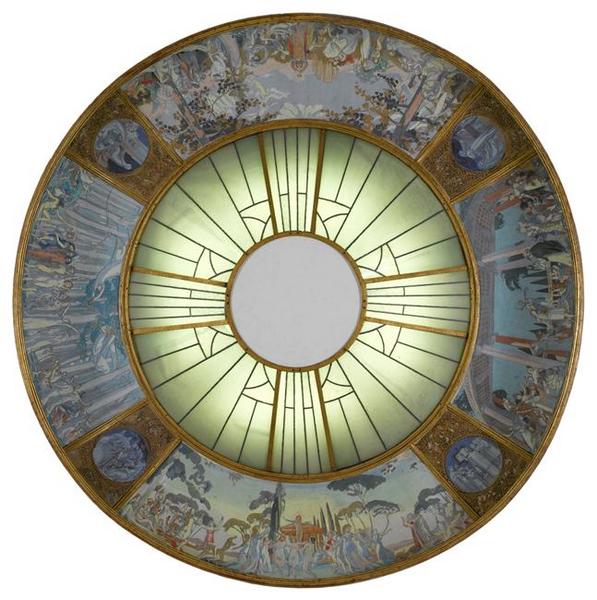 Maquette au dixième de la coupole du théâtre des Champs-Elysees