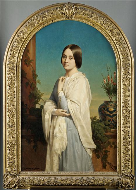 MADAME EDOUARD DUBUFE (NEE JULIETTE ZIMMERMANN, MORTE EN 1855, SCULPTEUR, 1ERE EPOUSE DE L'ARTISTE)