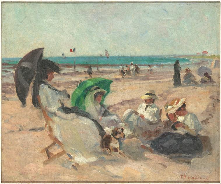 GROUPE SUR LA PLAGE