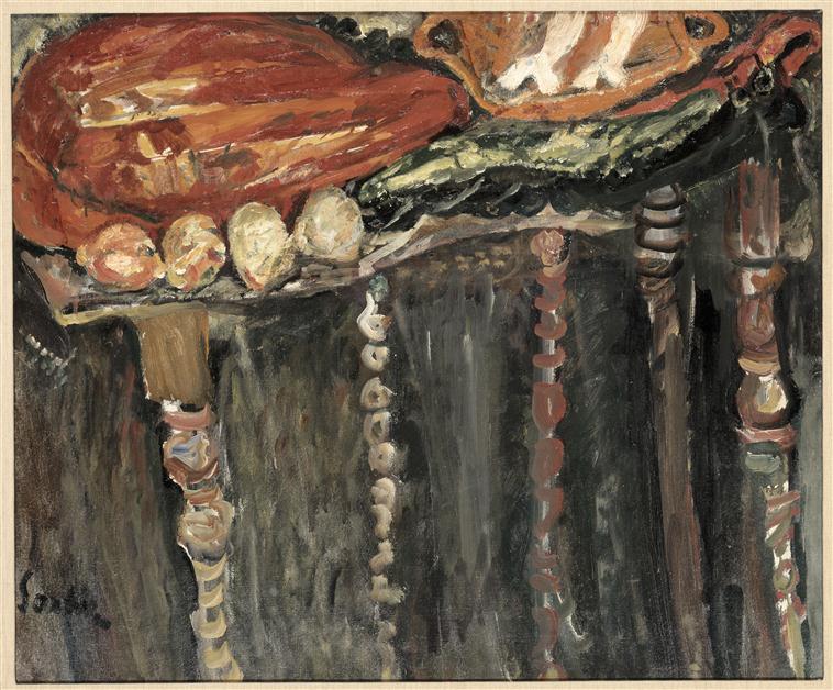 NATURE MORTE AU MORCEAU DE VIANDE CRUE