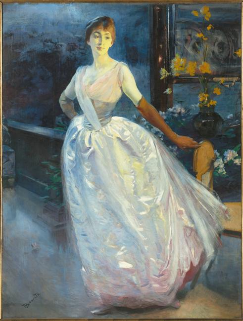PORTRAIT DE MME ROGER JOURDAIN, FEMME DU PEINTRE